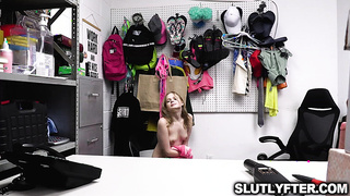 Coco Lovelock caught stealing a dildo