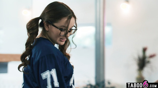 Stepdaughter fucks stepdads two friends