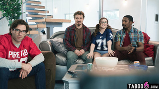 Stepdaughter fucks stepdads two friends