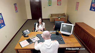 High class wife titty fucks principals big dick