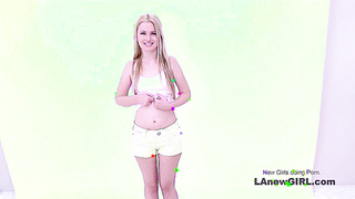 Sexy Blonde Model Super Able to Make Cock Hard