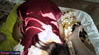 Cute Thai MILF wife homemade sex tape