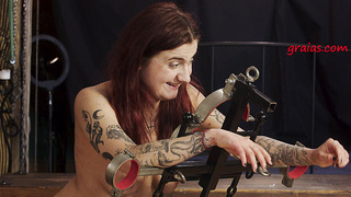 Master Dominates and Whips His Skinny Girl