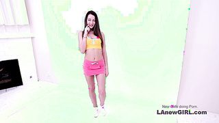 Cute Ex Cheerleader cant Resist Big Cock