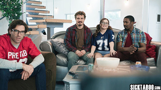 Teen double teamed during the match