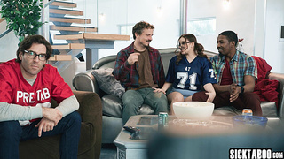 Teen double teamed during the match