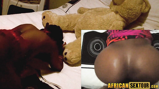 Amateur African teen gets fucked hard