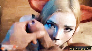 Stepsister Deepthroat Dick and Cum in Mouth