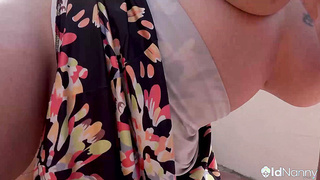 Three horny lesbian Matures on vacation - OLDNANNY