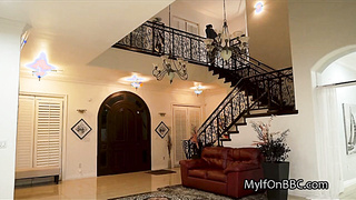 Huge BBC for bored cougar at home