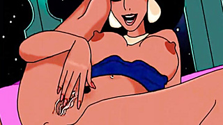 Teen and MILF anal toons