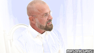 Older guy Felix Kamp finger fucked Grant Ducati asshole