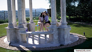 Jane Wilde and Anna Claire Clouds loves rimjob sex