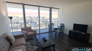 Jay Roman deepthroating Romeo Davis cock