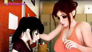 Monster Cock vs Small Cock - FULL HD Shemale Animation 2024