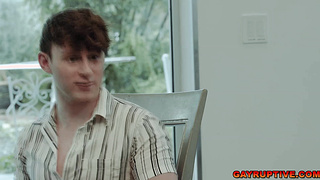 Hot ass licking session with stepdad and stepson