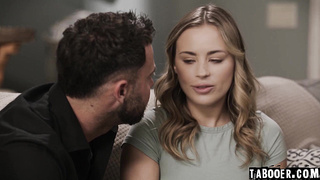 Anna happily sits Seth inside