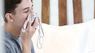 Stepmom rides big cock of stepson