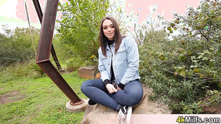 Cute Sophia wanted a trip to the forest