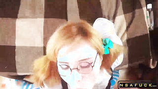 Cute Stepsister Deepthroat Dick Lover an