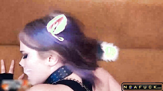 Stepsister Sucks Cock Muscular Guy and