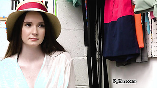 Tiny bikini big tit gags on cock on vacation