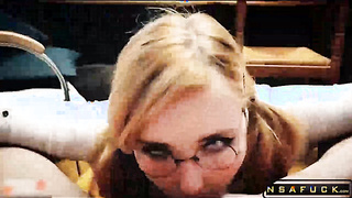 Cute Excellent StepSister Diligently Sucks Dick