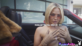 Blonde latinas boobs debuting on Playboy