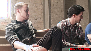 Dakota Wolfe stripped and fucked by horny men