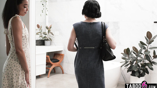 Realtor and black teen home owner lesbo