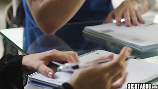 Naughty MILF teacher wanted to fuck us