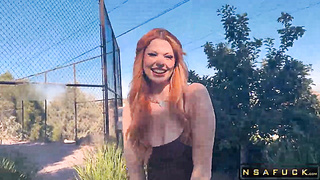 Golf Date Turns into Sneaky Public Fuck