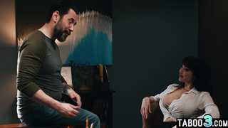 Naughty latina MILF seduces the director