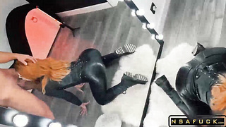 Gothic Girl Deep Sucking and Doggy Fucki