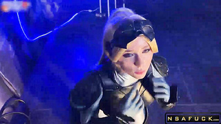 Horny Nova from Starcraft Sucks Cock and Swallows Cum