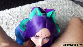 Sex with Alien Girl Eywie from EYWA