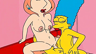 Griffins and Simpsons cheating whores