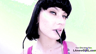 Gorgeous New Young Brunette has Hot Sex with Fake Agent