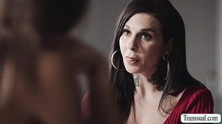 Shemale Jade Venus fucks her MILF stepmom Joanna