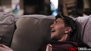 Hardcore fucking between stepsiblings