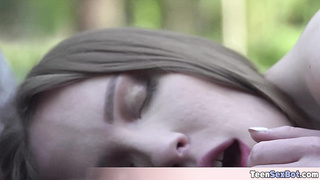 Cute Lina gets fucked by the gardener