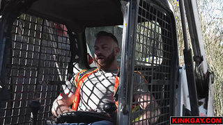 Joey humiliated with a tail plugging his butthole