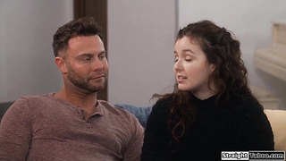 Teen gets used to fucking her stepfamily