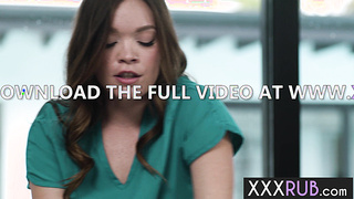 Katie Kush enjoys passion body massage