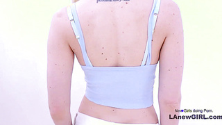 Sexy Model with Hot Tits Sucks and Fucks