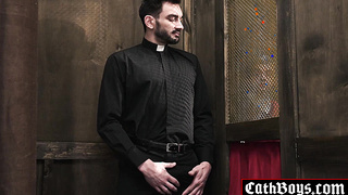 Altar boy Marcus River fucked by Jack Aries