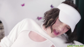 Only Matt stretches Edward Terrants butt cheeks