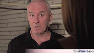 When old Pops showing off his basement