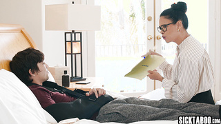 Surprise pussy fucking by Asian teacher