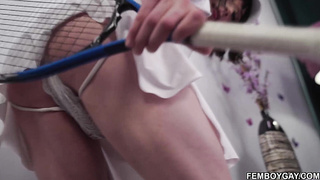 Matt was teased by Eds panties